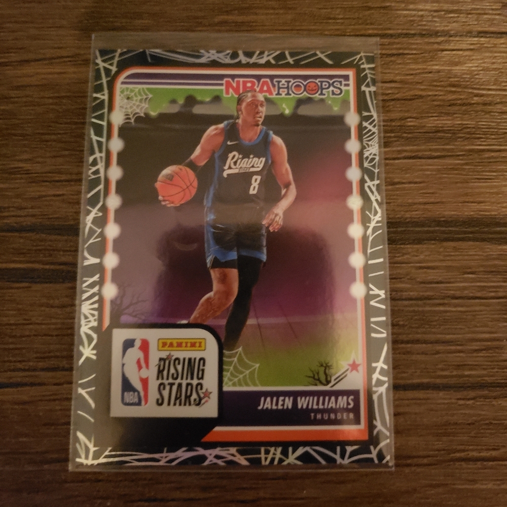 🏀 Haunted Hoops Jalen Williams Spider Web Hologram Card 🕷